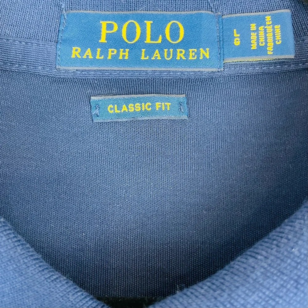Polo Ralph Lauren Men’s Classic Fit Navy Blue Polo Shirt – Size Large